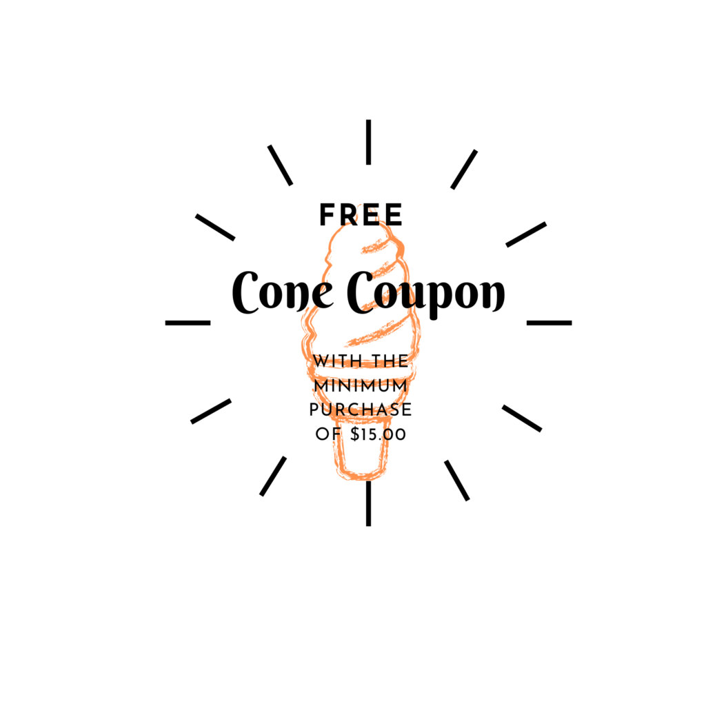Free Cone Coupon - Saras Erie